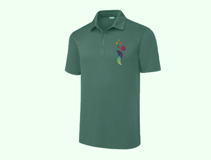 Men’s SportTek Collar Shirt Green