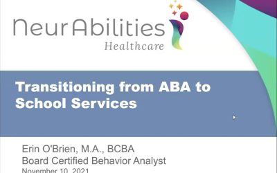 Transitioning From ABA to School Services