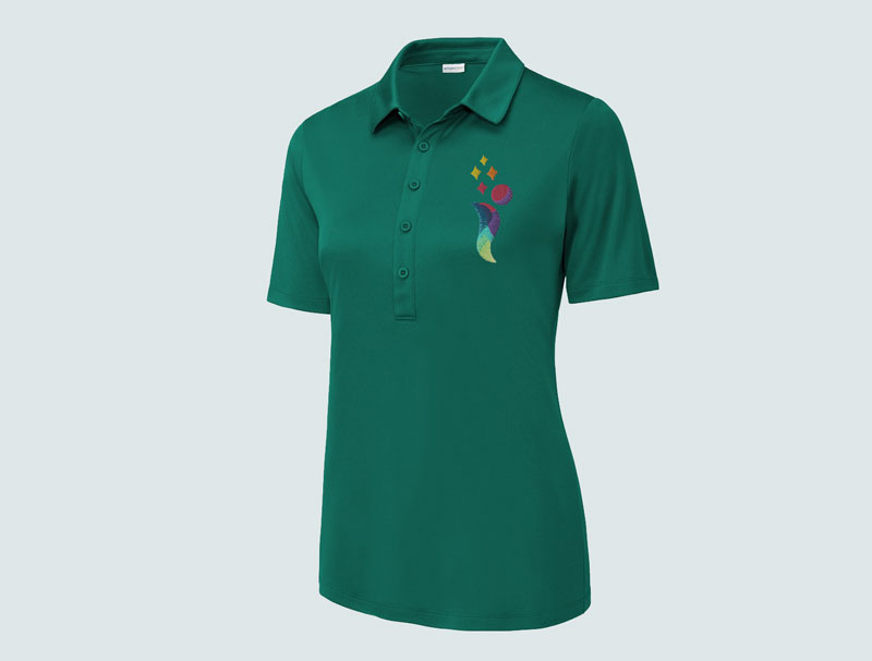 Women’s SportTek Collar Shirt Green