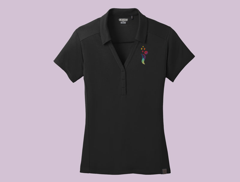 Ogio Collar Shirt Black Womens